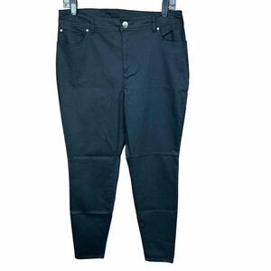 Bar III Essentials Jeans Deep Black Zip Fly Button Closure 5 Pockets Size 10